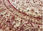 Тъкан персийски килим Blue stones 2538 cream елипса